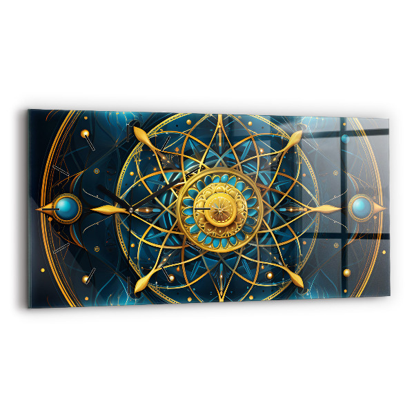 Reloj de cristal horizontal Reloj horóscopo