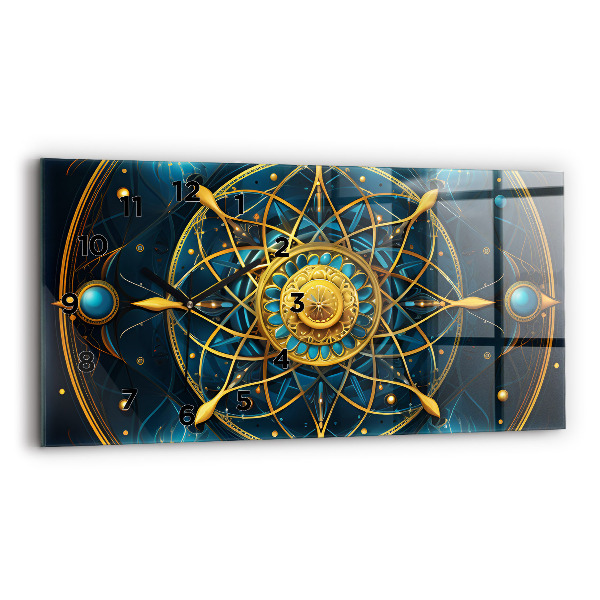 Reloj de cristal horizontal Reloj horóscopo