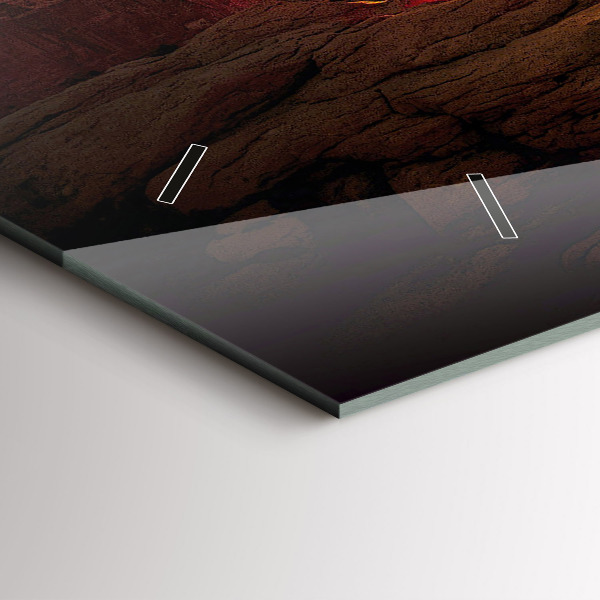 Reloj de cristal horizontal Gran Cañón Arizona