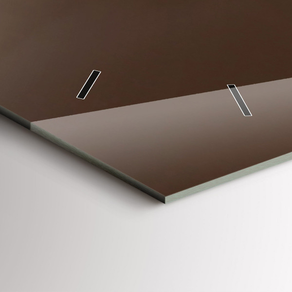 Reloj de cristal horizontal Quad en el desierto