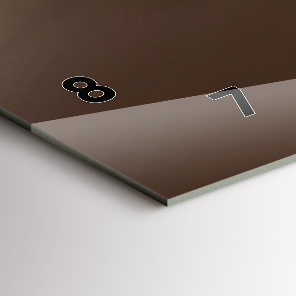 Reloj de cristal horizontal Quad en el desierto