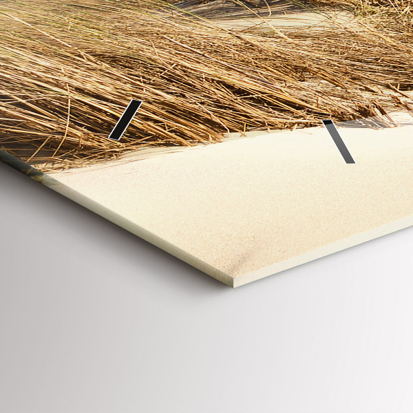 Reloj de cristal horizontal Vista de la playa