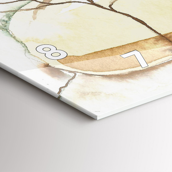 Reloj de cristal horizontal Retrato de mujer