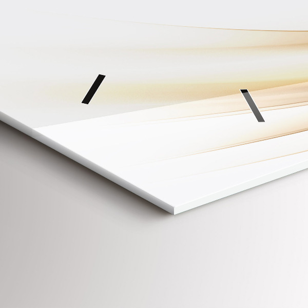 Reloj horizontal Abstracción dorada