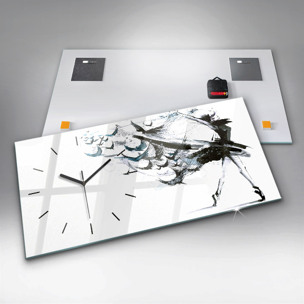 Reloj horizontal Mujer bailando ballet