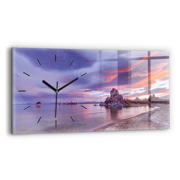 Reloj de cristal horizontal Amanecer California