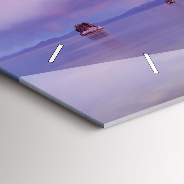 Reloj de cristal horizontal Amanecer California