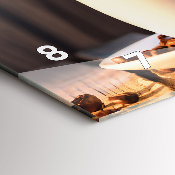 Reloj horizontal Taza de café