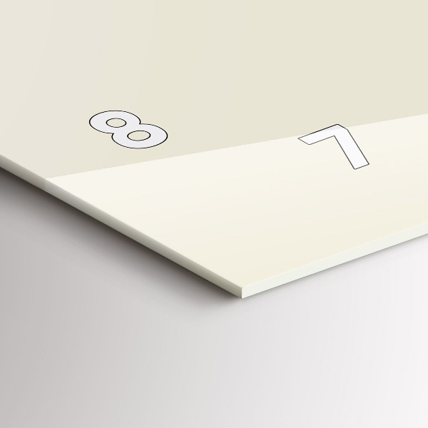 Reloj de cristal horizontal Hombre con barba y pipa