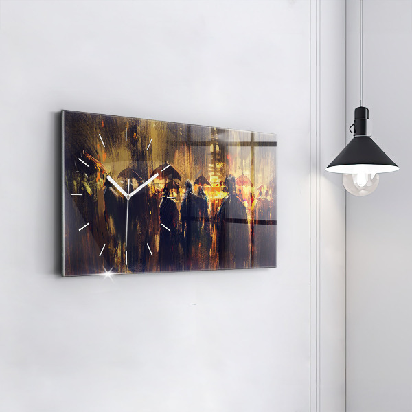Reloj de cristal horizontal Impresionismo en el arte Mercado
