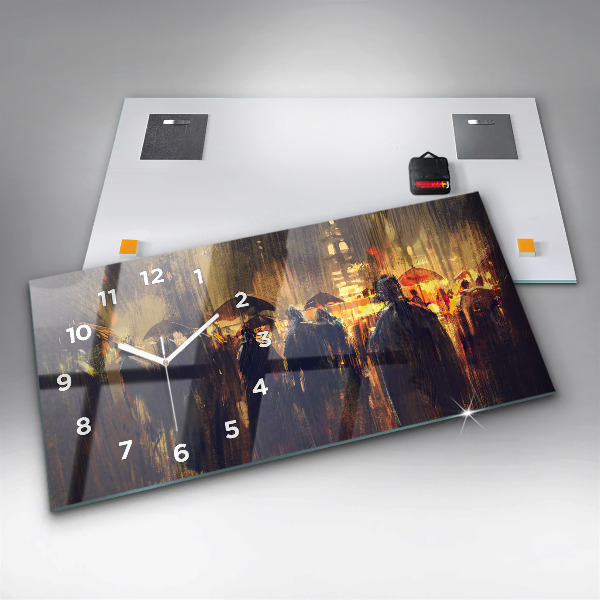 Reloj de cristal horizontal Impresionismo en el arte Mercado