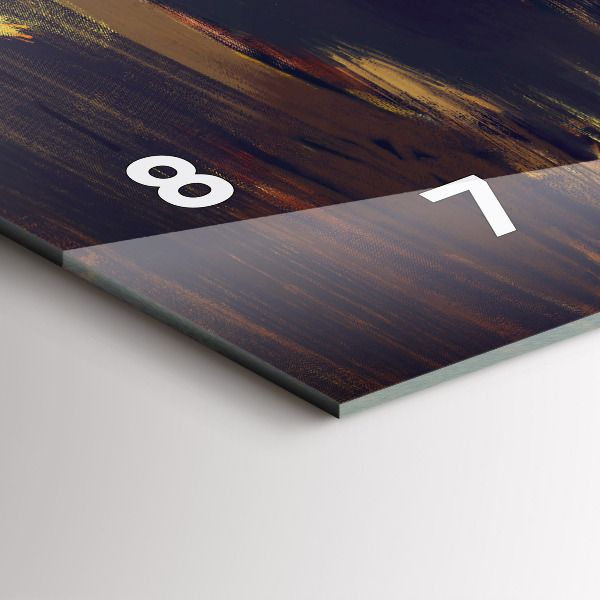 Reloj de cristal horizontal Impresionismo en el arte Mercado