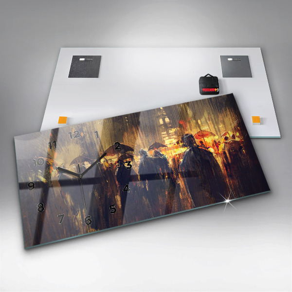 Reloj de cristal horizontal Impresionismo en el arte Mercado