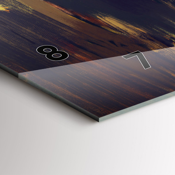 Reloj de cristal horizontal Impresionismo en el arte Mercado