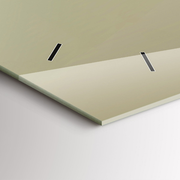 Reloj de cristal horizontal Alce gráfico