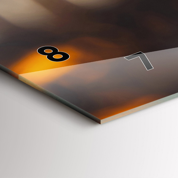 Reloj de cristal horizontal Botellas de cristal