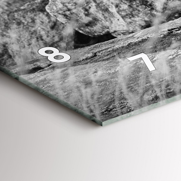 Reloj horizontal Abstracto - León