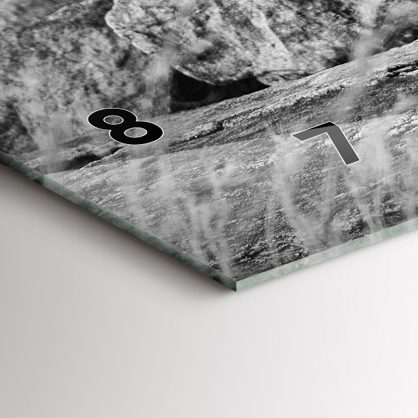 Reloj horizontal Abstracto - León