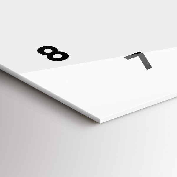 Reloj horizontal Rostro abstracto de una mujer