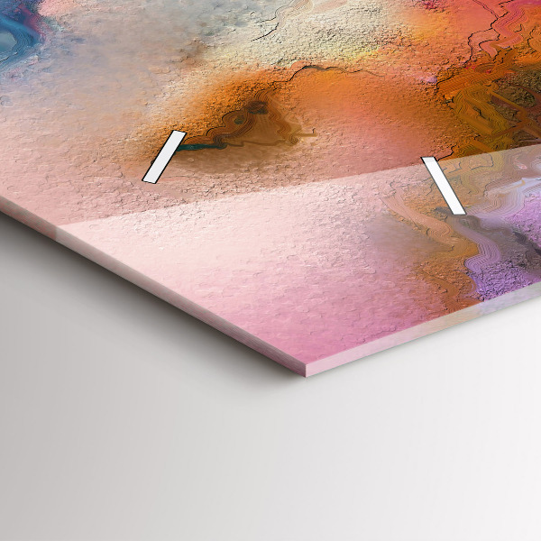 Reloj horizontal Pintura derramada