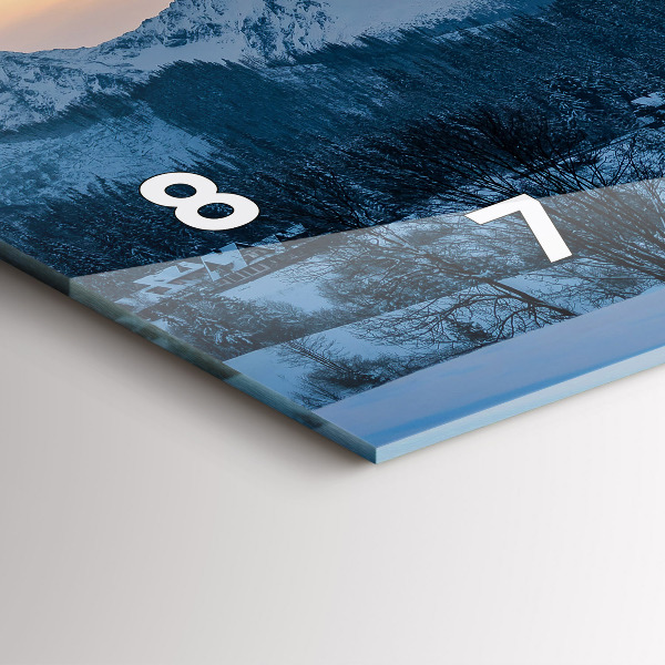 Reloj horizontal Paisaje de montaña