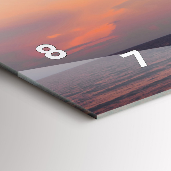 Reloj horizontal Surf en la playa