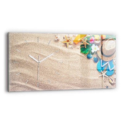 Reloj de cristal horizontal Accesorios de vacaciones