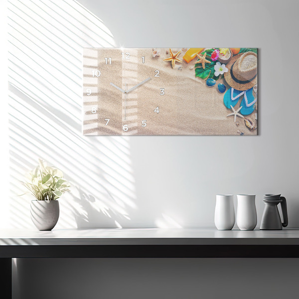 Reloj de cristal horizontal Accesorios de vacaciones