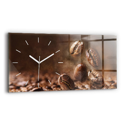 Reloj horizontal Granos de café