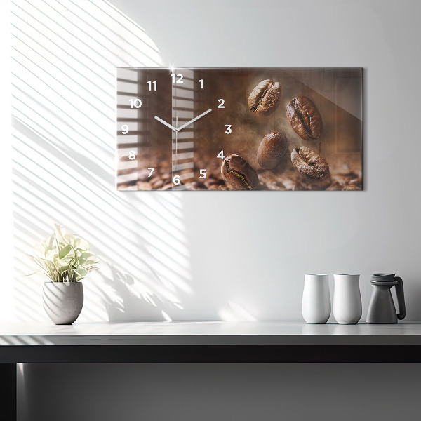 Reloj horizontal Granos de café