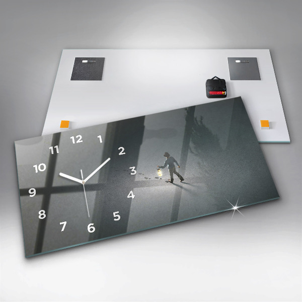 Reloj horizontal Vagabundo en la oscuridad