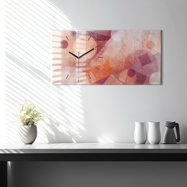 Reloj horizontal Abstracción geométrica