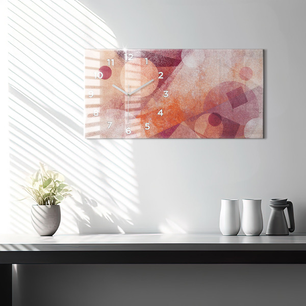 Reloj horizontal Abstracción geométrica