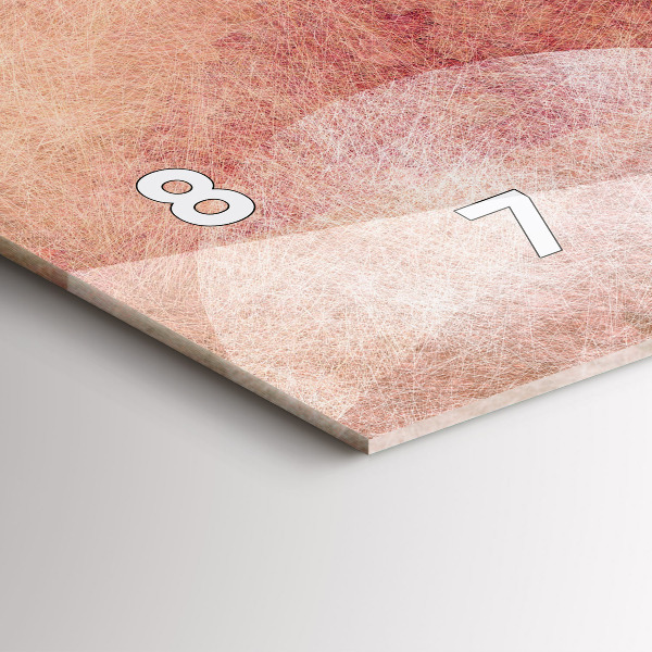 Reloj horizontal Abstracción geométrica