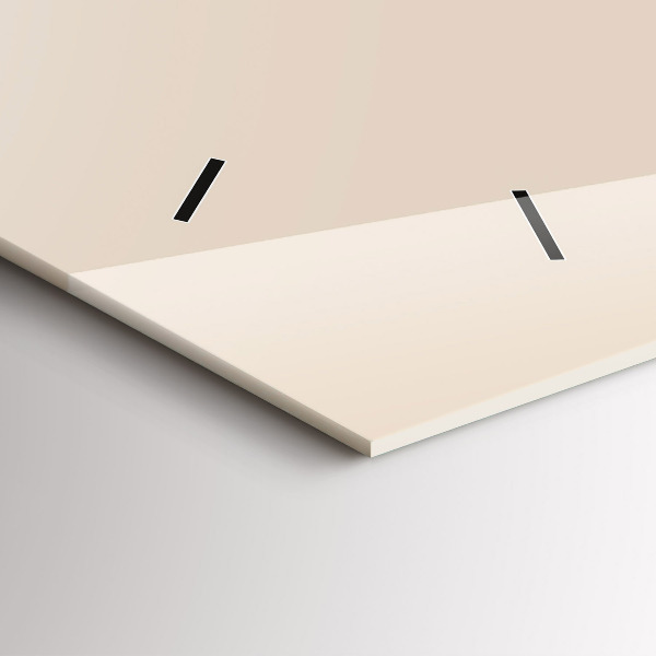 Reloj de cristal horizontal Cabeza de lobo