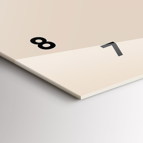 Reloj de cristal horizontal Cabeza de lobo