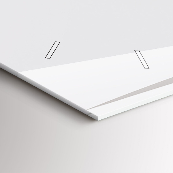 Reloj horizontal Hojas abstractas