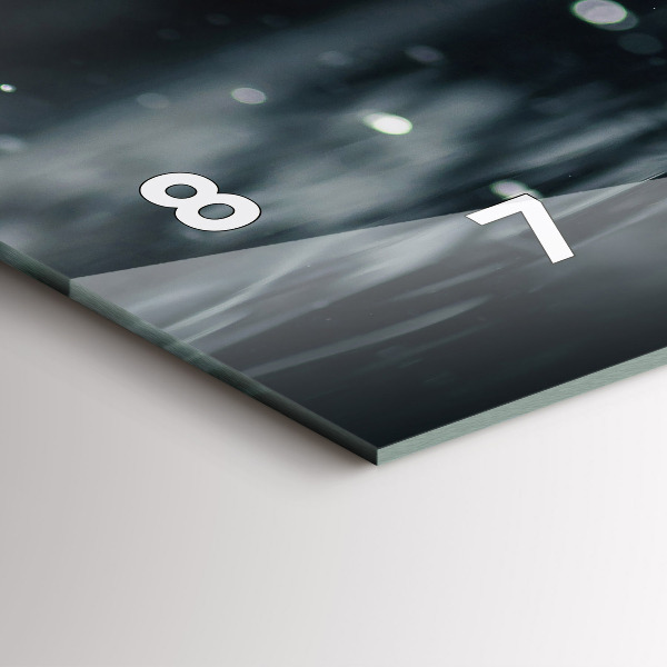 Reloj de cristal horizontal Tomate