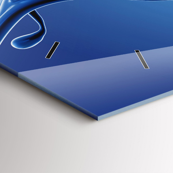 Reloj horizontal Abstracto líquido