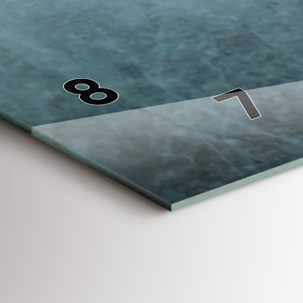 Reloj de cristal horizontal Taza de café