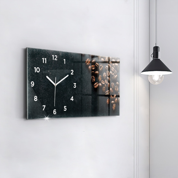 Reloj horizontal Granos de café