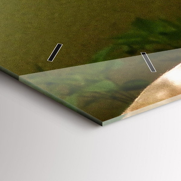 Reloj horizontal Retrato de un león