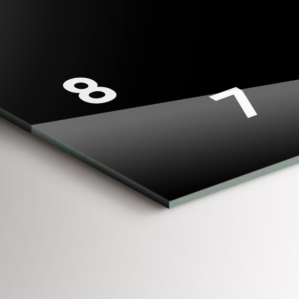 Reloj horizontal Líneas azules