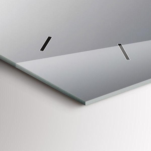 Reloj de cristal horizontal Lámpara de vino tinto