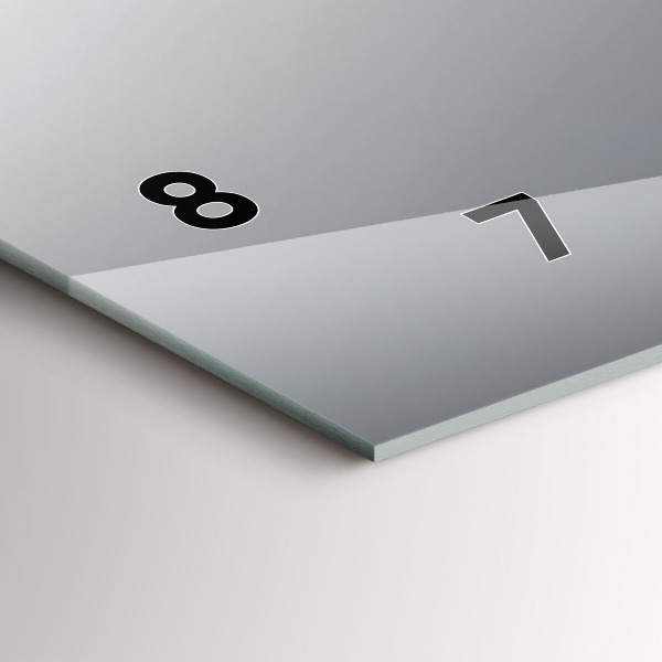 Reloj de cristal horizontal Lámpara de vino tinto