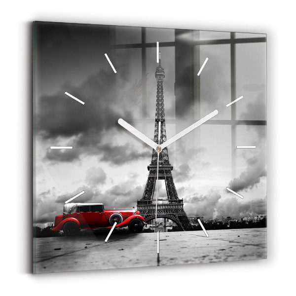 Reloj cuadrado Torre Effel París