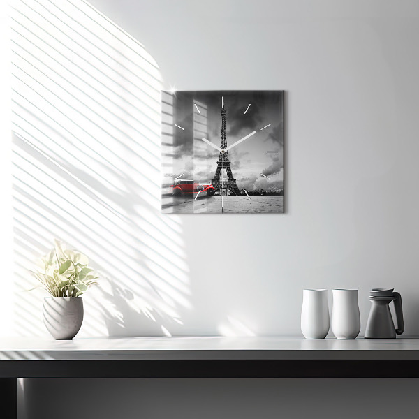 Reloj cuadrado Torre Effel París