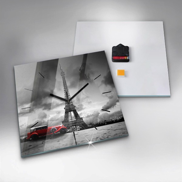 Reloj cuadrado Torre Effel París
