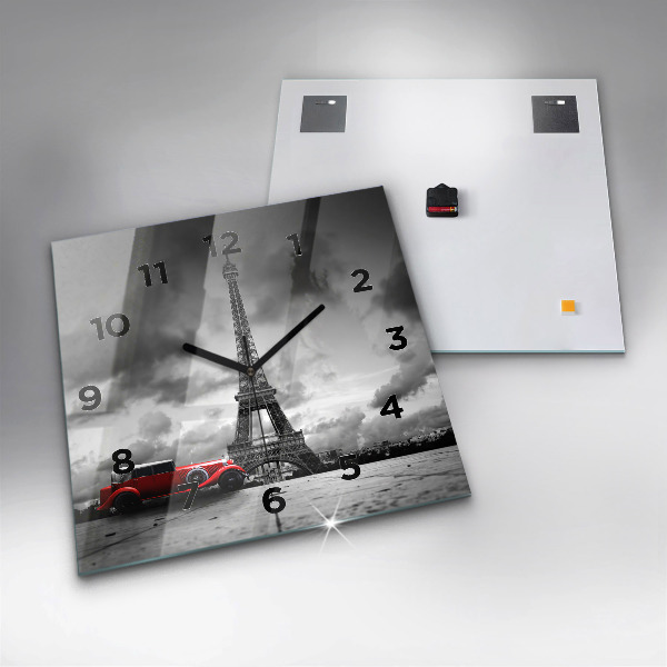 Reloj cuadrado Torre Effel París