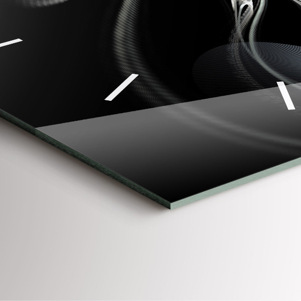 Reloj cuadrado Humo abstracto